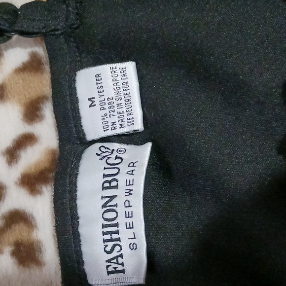 FINAL Price before donated. Fashion Bug Sleepwear B & W Hearts 2pc Pjs Sz M - Picture 9 of 15